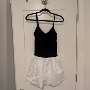 Lulu's Elegant Black Velvet Mini Dress